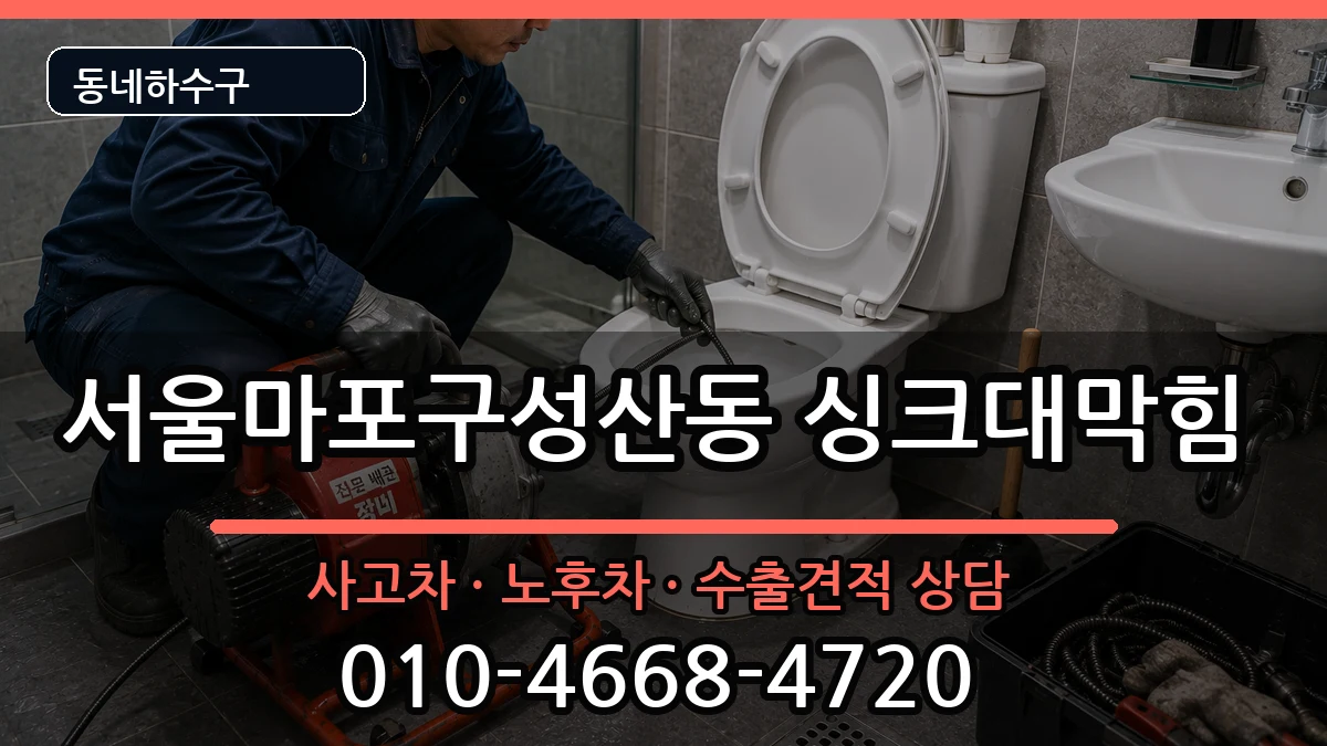 서울마포구성산동 싱크대막힘 서울마포구성산동 싱크대막힘 증상 처리 안내 이미지 2