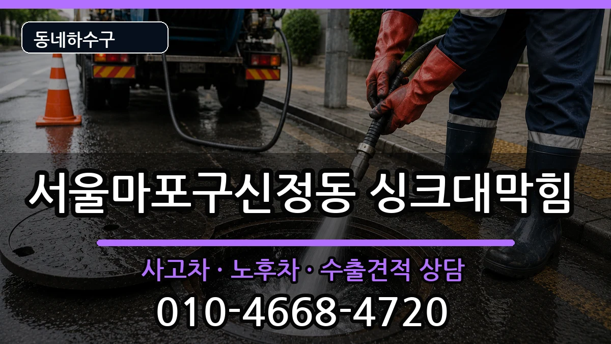 서울마포구신정동 싱크대막힘 서울마포구신정동 싱크대막힘 증상 처리 안내 이미지 3