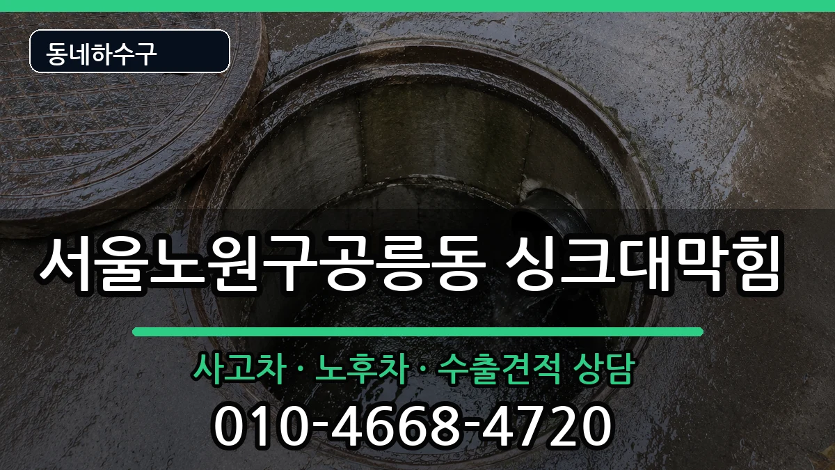 서울노원구공릉동 싱크대막힘 서울노원구공릉동 싱크대막힘 증상 처리 안내 이미지 2