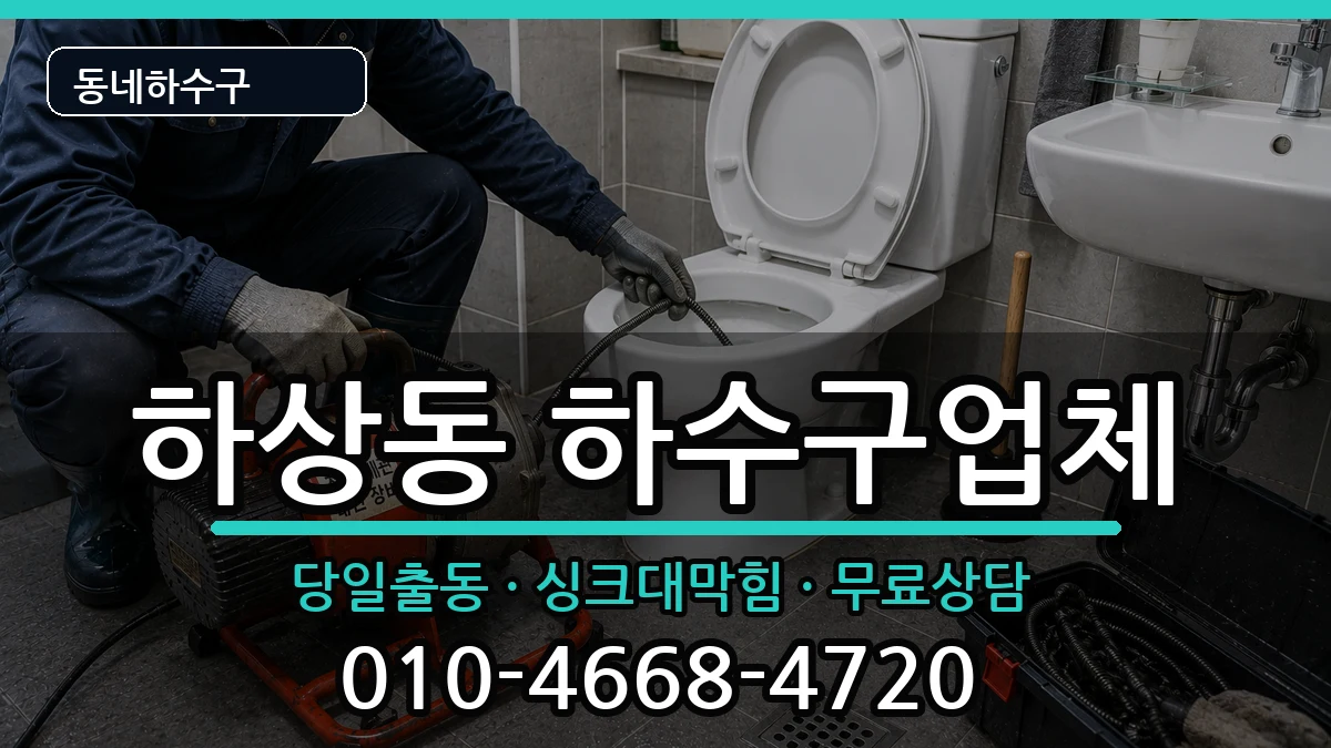경기시흥시하상동  하수구막힘 비교형