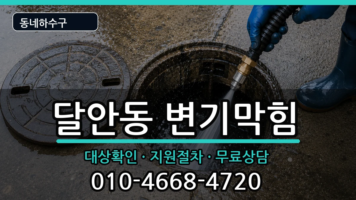 경기안양시동안구달안동 변기막힘 경기안양시동안구달안동 변기막힘 증상 처리 안내 이미지 1