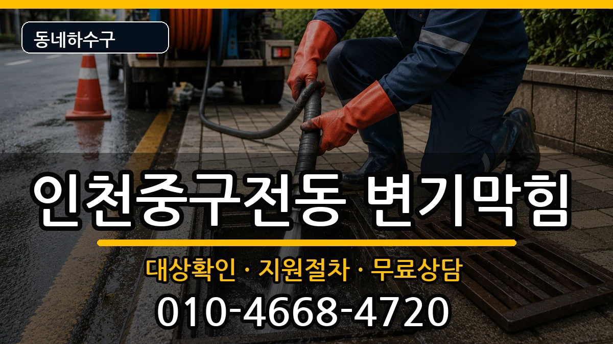 인천중구전동 변기막힘 인천중구전동 변기막힘 증상 처리 안내 이미지 3