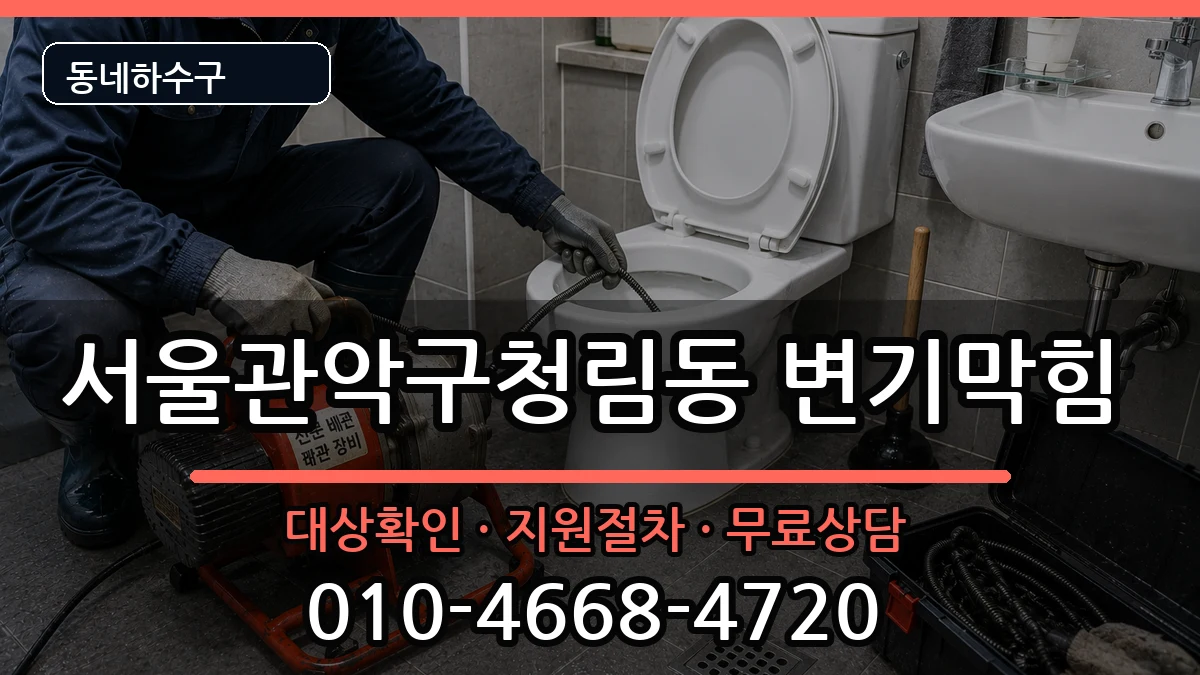 서울관악구청림동 변기막힘 서울관악구청림동 변기막힘 증상 처리 안내 이미지 2