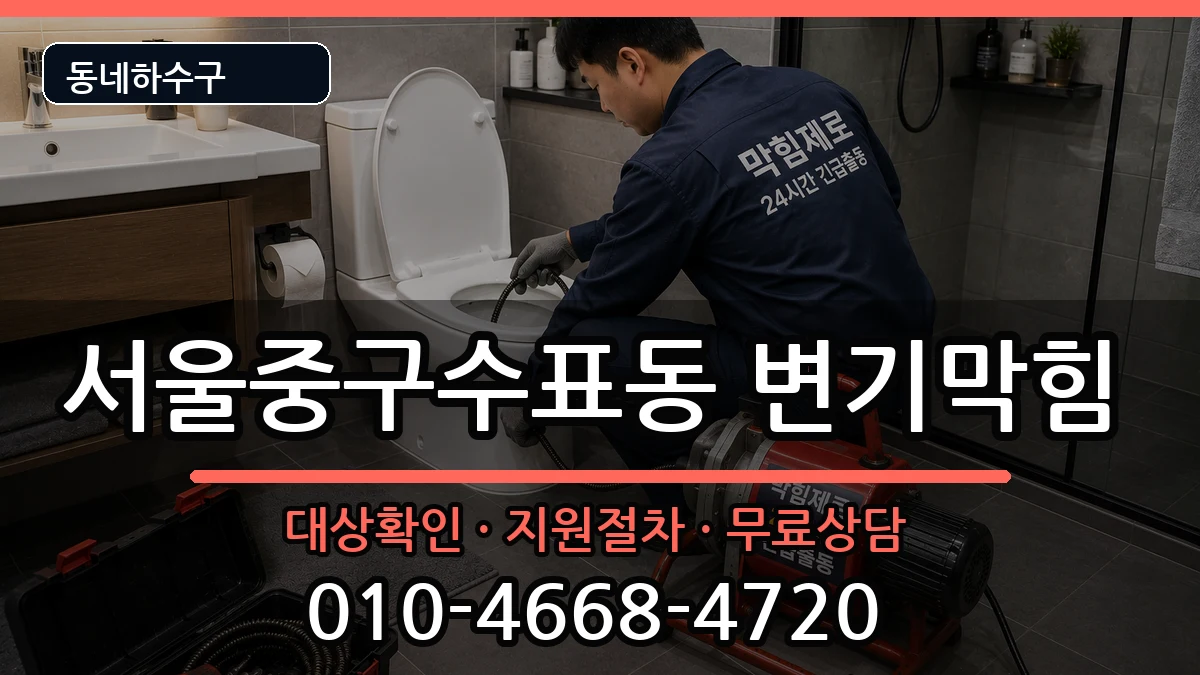 서울중구수표동 변기막힘 서울중구수표동 변기막힘 증상 처리 안내 이미지 3