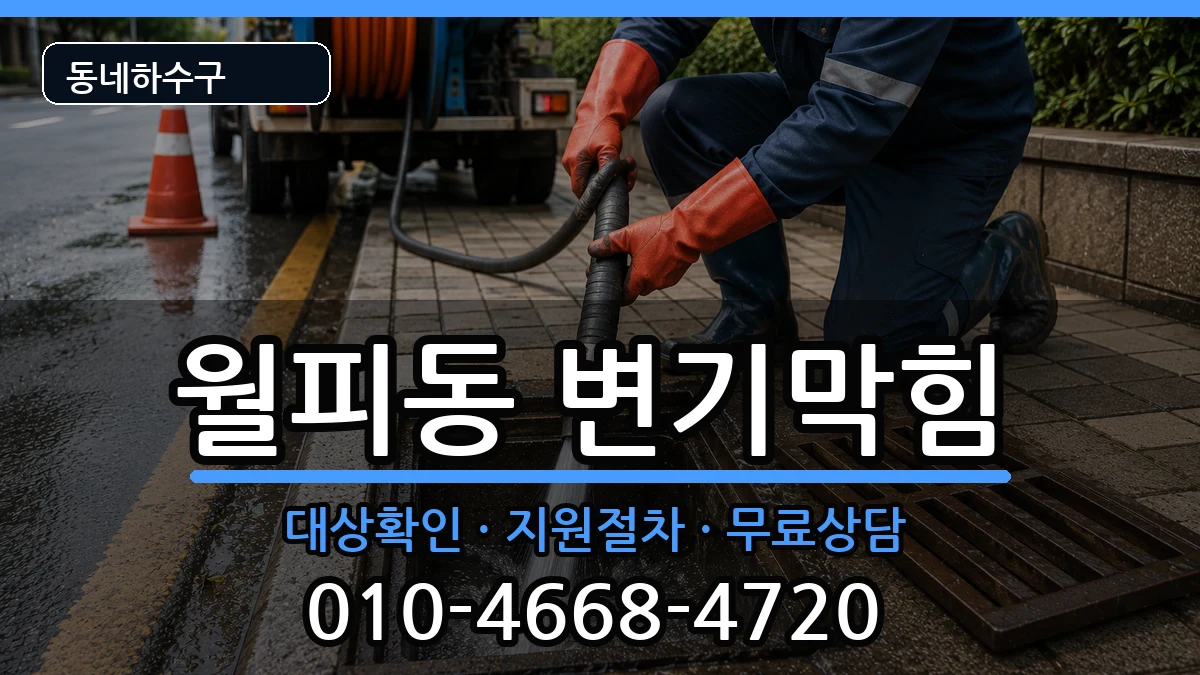경기안산시상록구월피동 변기막힘 증상 처리 안내 이미지 3