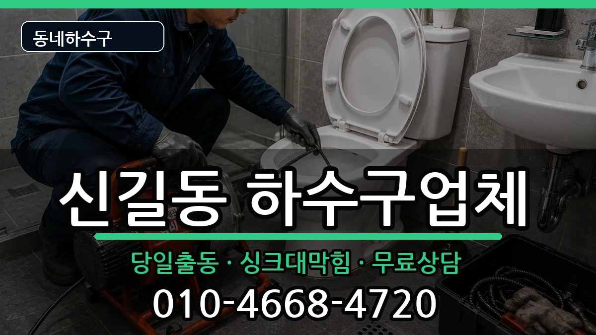 경기안산시단원구신길동 하수구막힘 경기안산시단원구신길동 하수구막힘 증상 처리 안내 이미지 1