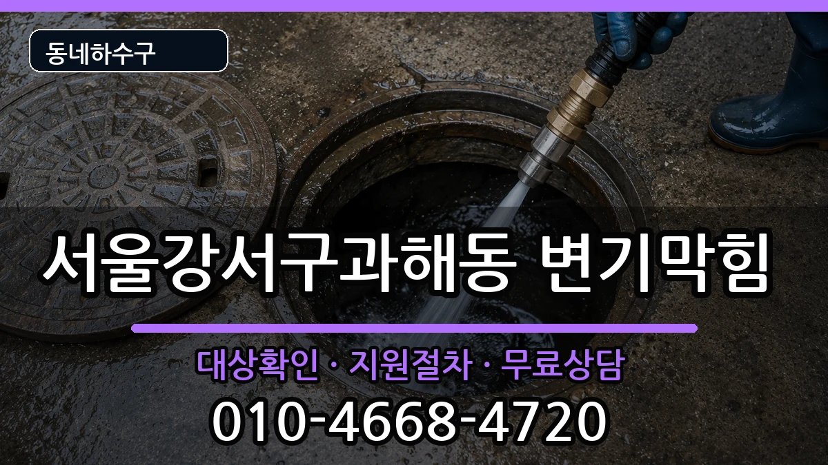 서울강서구과해동 변기막힘 서울강서구과해동 변기막힘 증상 처리 안내 이미지 1