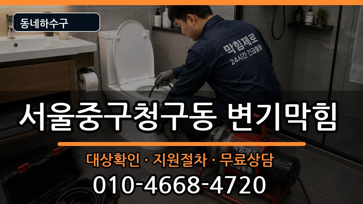 서울중구청구동 변기막힘 서울중구청구동 변기막힘 증상 처리 안내 이미지 2