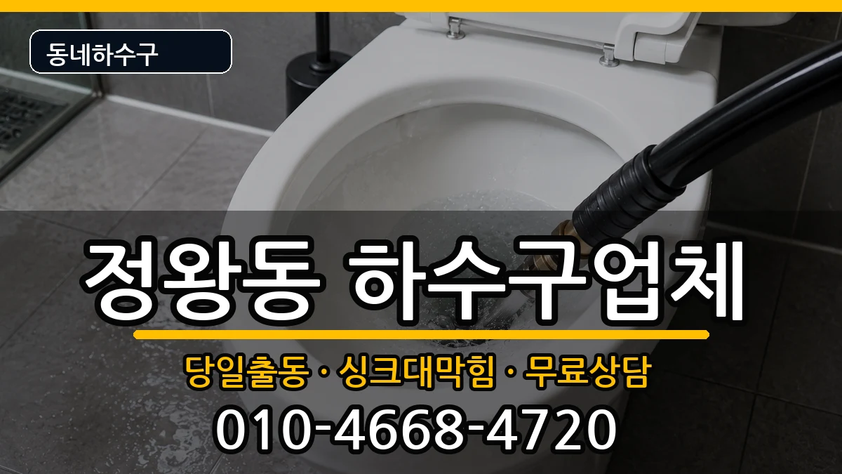 경기시흥시정왕동 하수구막힘 경기시흥시정왕동 하수구막힘 증상 처리 안내 이미지 3