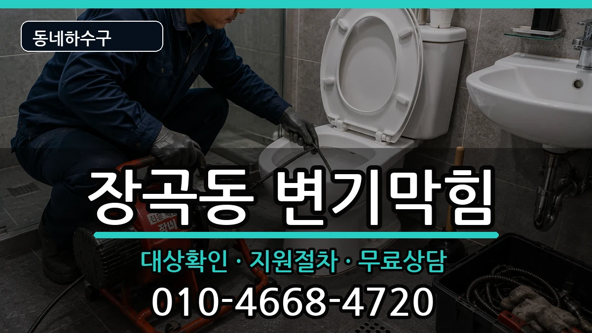 경기시흥시장곡동 변기막힘 증상 처리 안내 이미지 2