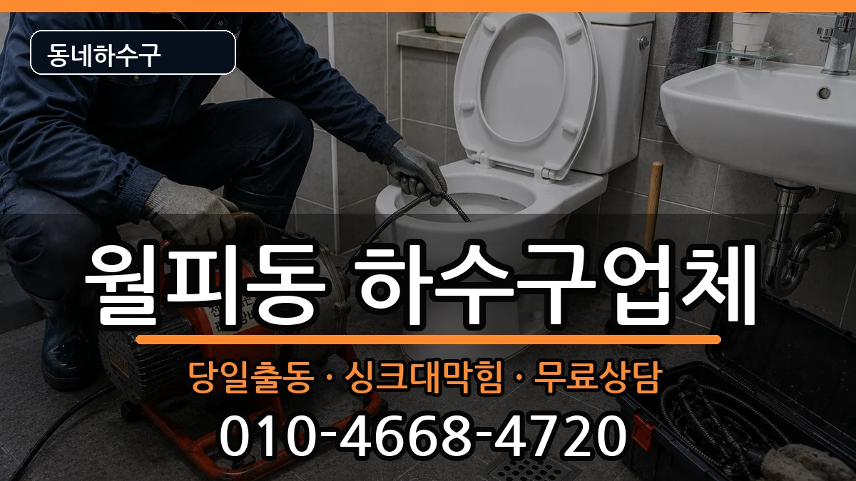 경기안산시상록구월피동 하수구막힘 경기안산시상록구월피동 하수구막힘 증상 처리 안내 이미지 3