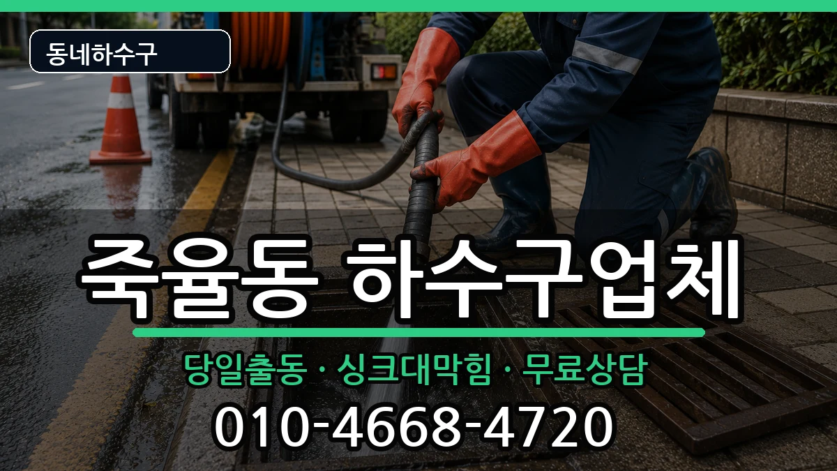 경기시흥시죽율동 하수구막힘 경기시흥시죽율동 하수구막힘 증상 처리 안내 이미지 2