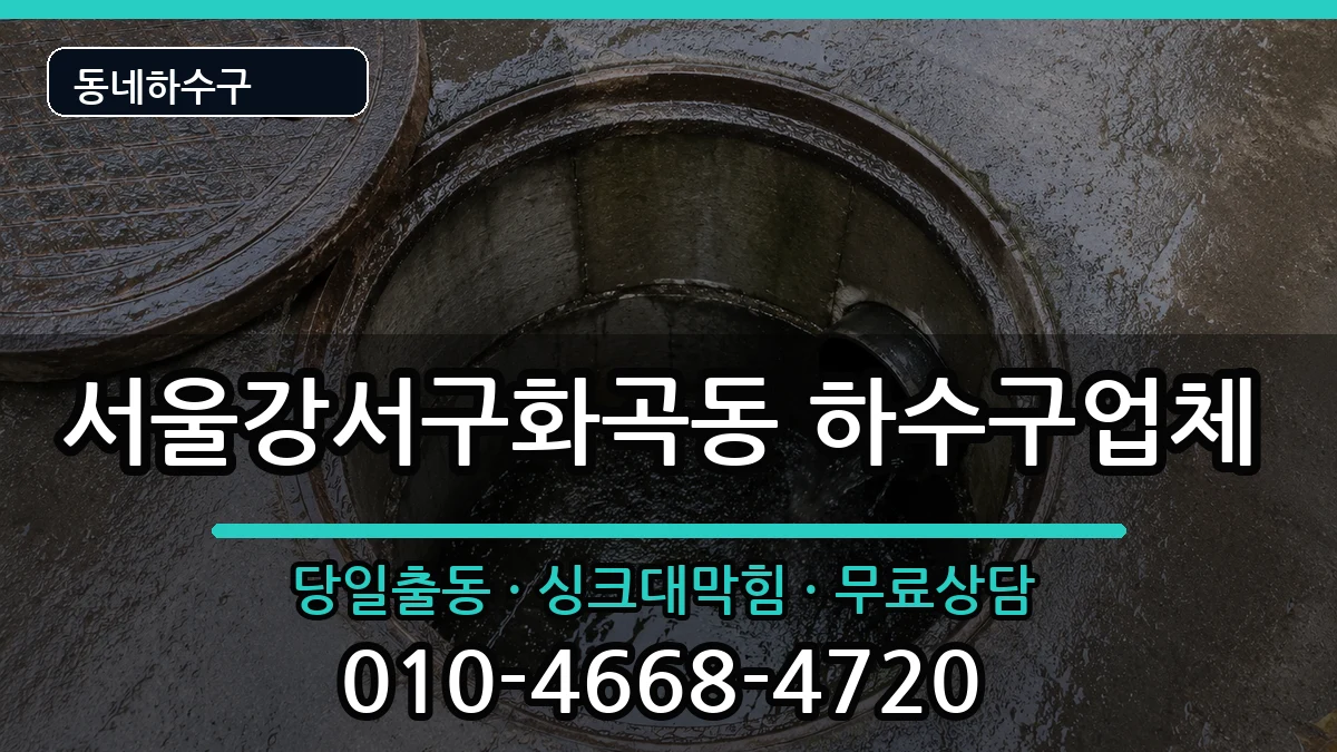 서울강서구화곡동 하수구막힘 서울강서구화곡동 하수구막힘 증상 처리 안내 이미지 3