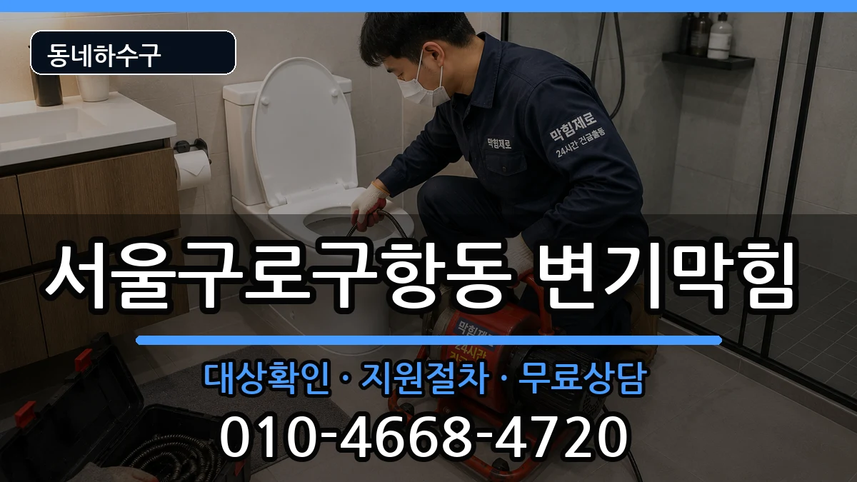 서울구로구항동 변기막힘 서울구로구항동 변기막힘 증상 처리 안내 이미지 3
