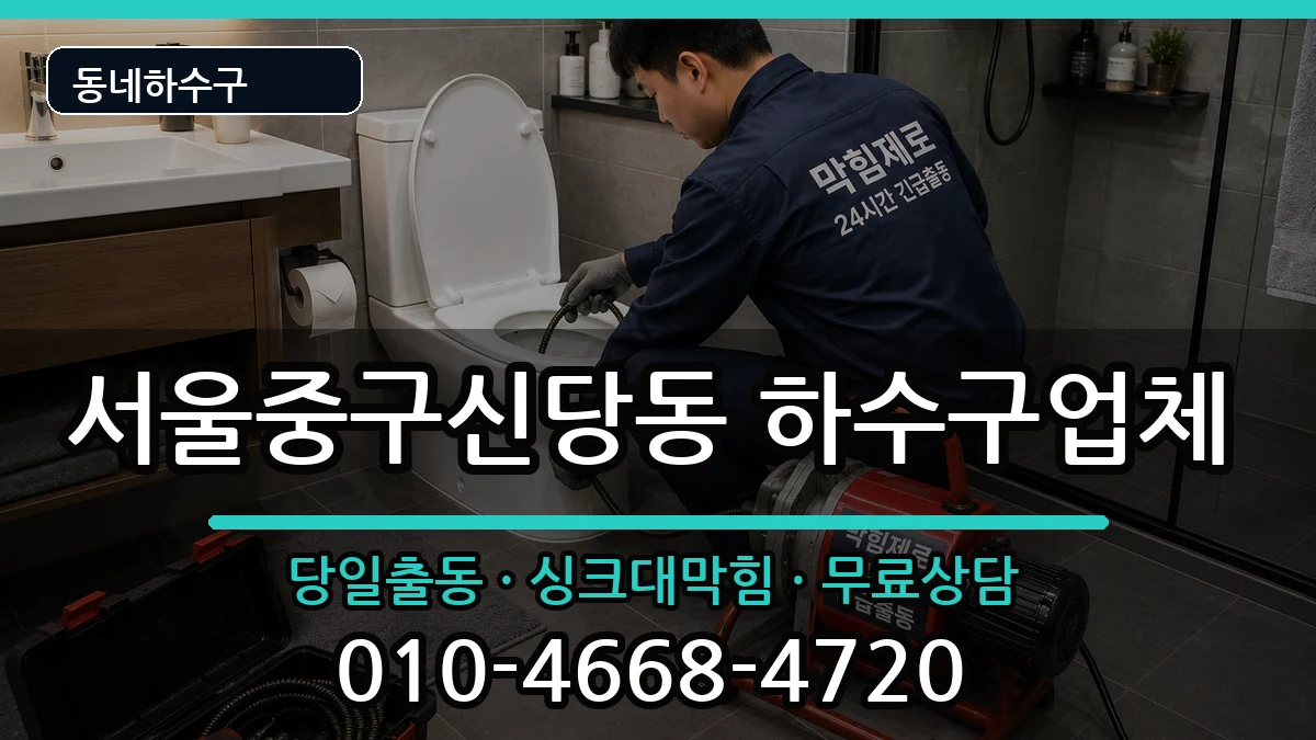 서울중구신당동 하수구막힘 서울중구신당동 하수구막힘 증상 처리 안내 이미지 3