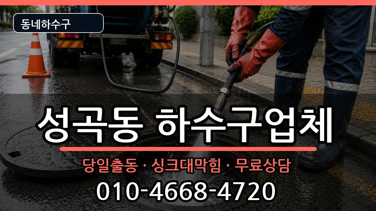 경기안산시단원구성곡동 하수구막힘 경기안산시단원구성곡동 하수구막힘 증상 처리 안내 이미지 2