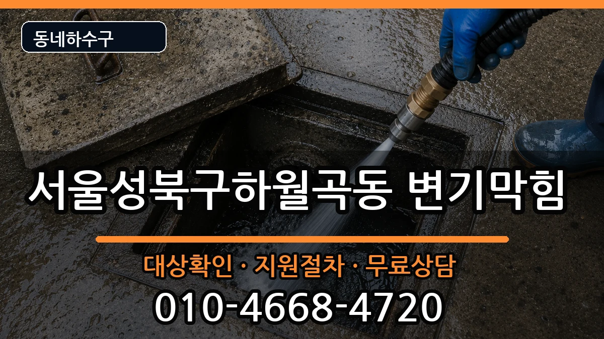 서울성북구하월곡동 변기막힘 서울성북구하월곡동 변기막힘 증상 처리 안내 이미지 2