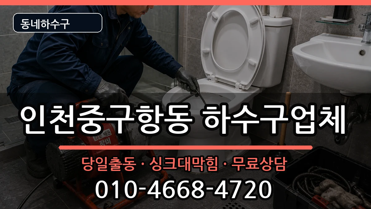 인천중구항동 하수구막힘 인천중구항동 하수구막힘 증상 처리 안내 이미지 1