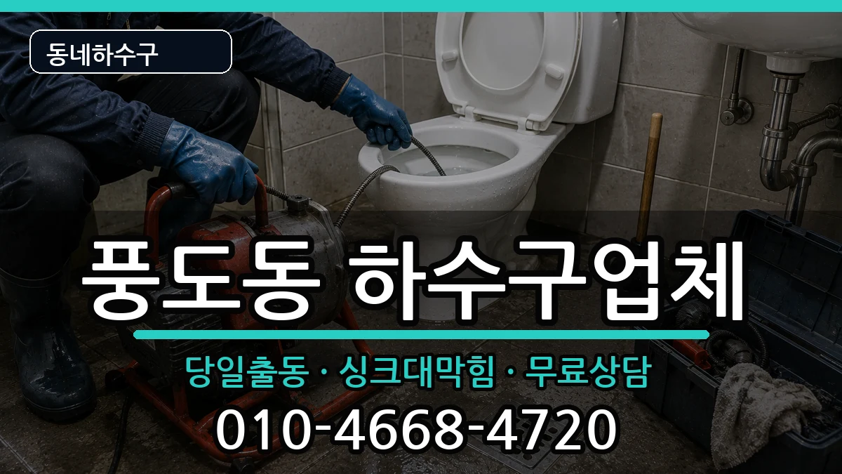 경기안산시단원구풍도동 하수구막힘 경기안산시단원구풍도동 하수구막힘 증상 처리 안내 이미지 1
