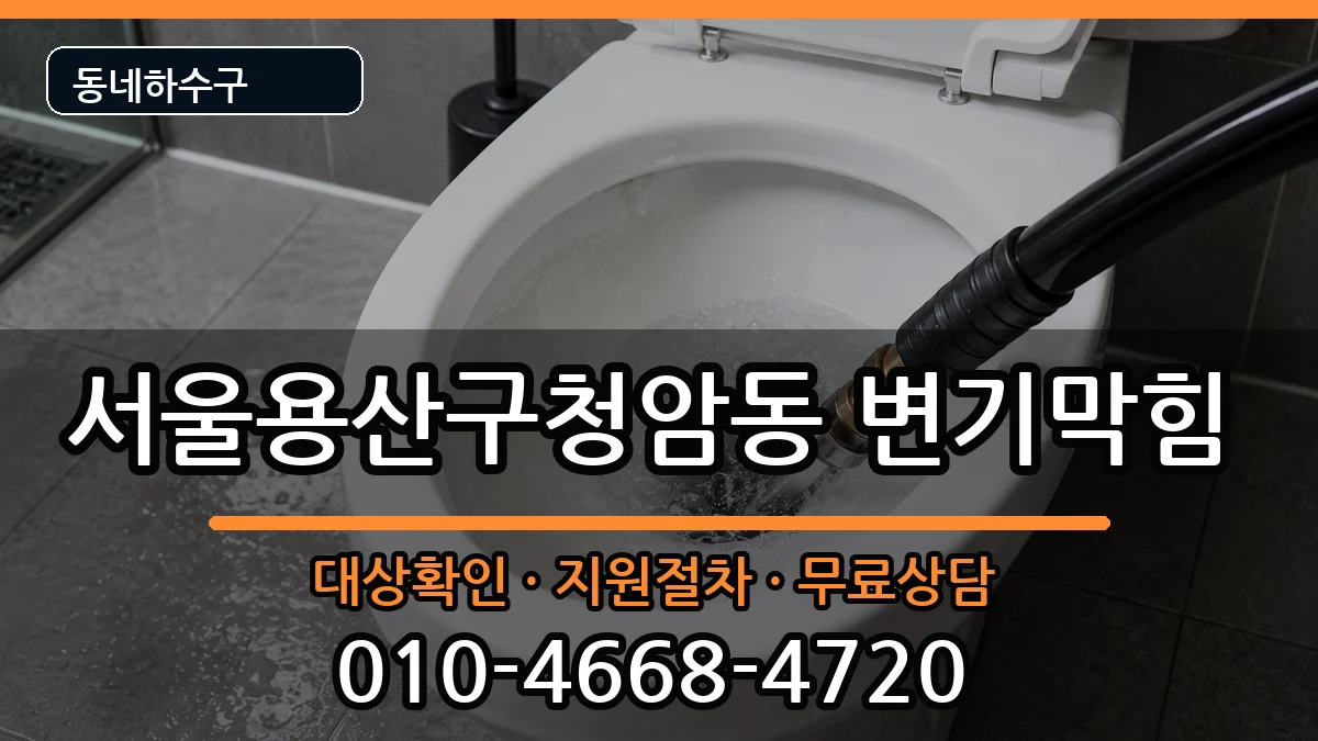 서울용산구청암동 변기막힘 서울용산구청암동 변기막힘 증상 처리 안내 이미지 2