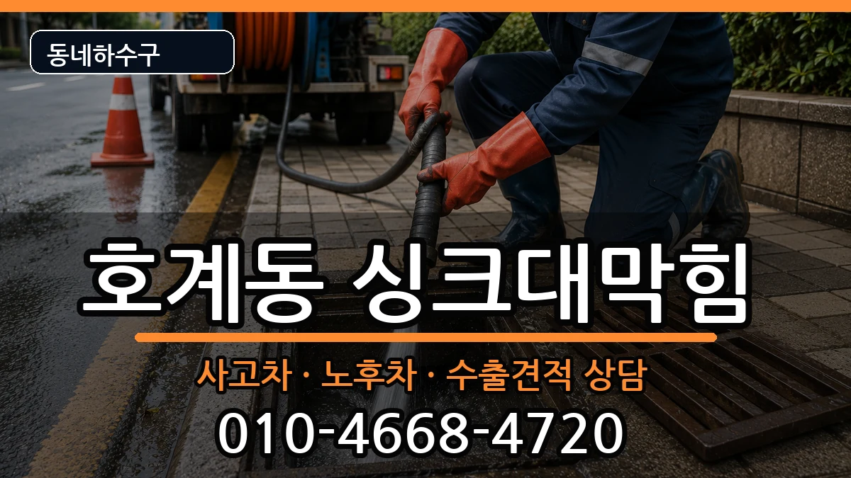경기안양시동안구호계동 싱크대막힘 증상 처리 안내 이미지 3