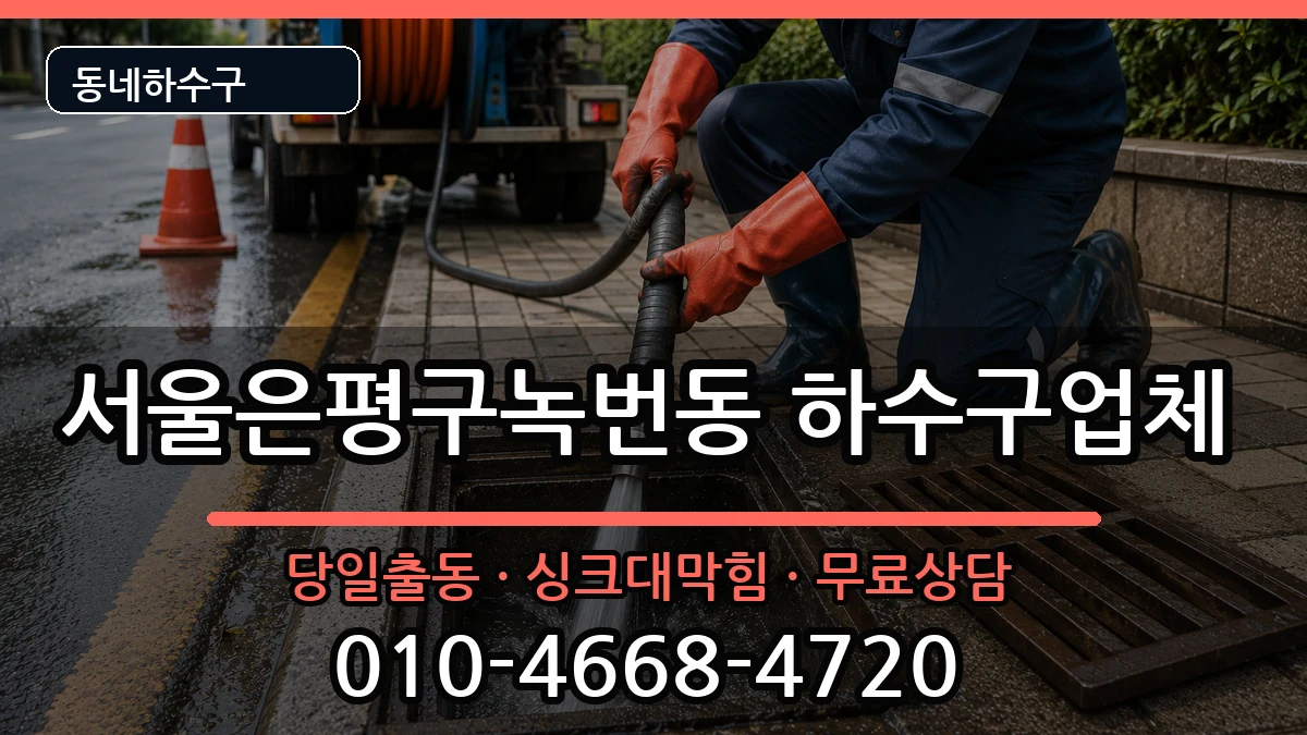 서울은평구녹번동 하수구막힘 서울은평구녹번동 하수구막힘 증상 처리 안내 이미지 3
