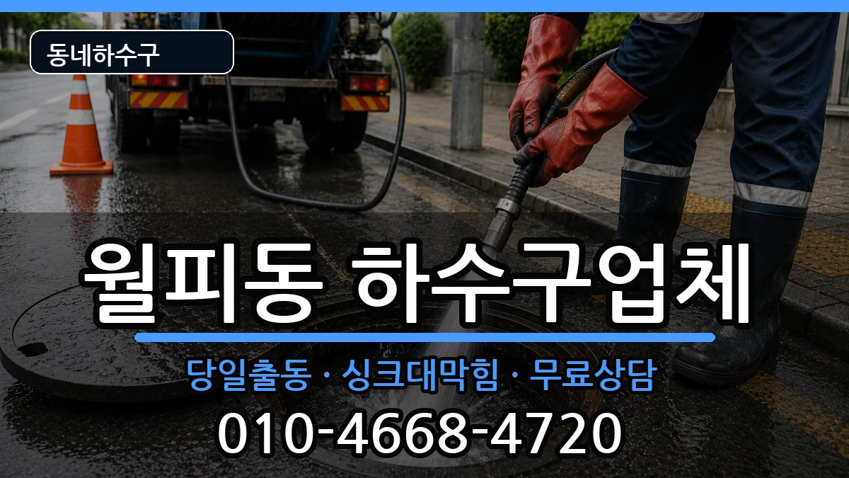 경기안산시상록구월피동 하수구막힘 경기안산시상록구월피동 하수구막힘 증상 처리 안내 이미지 2