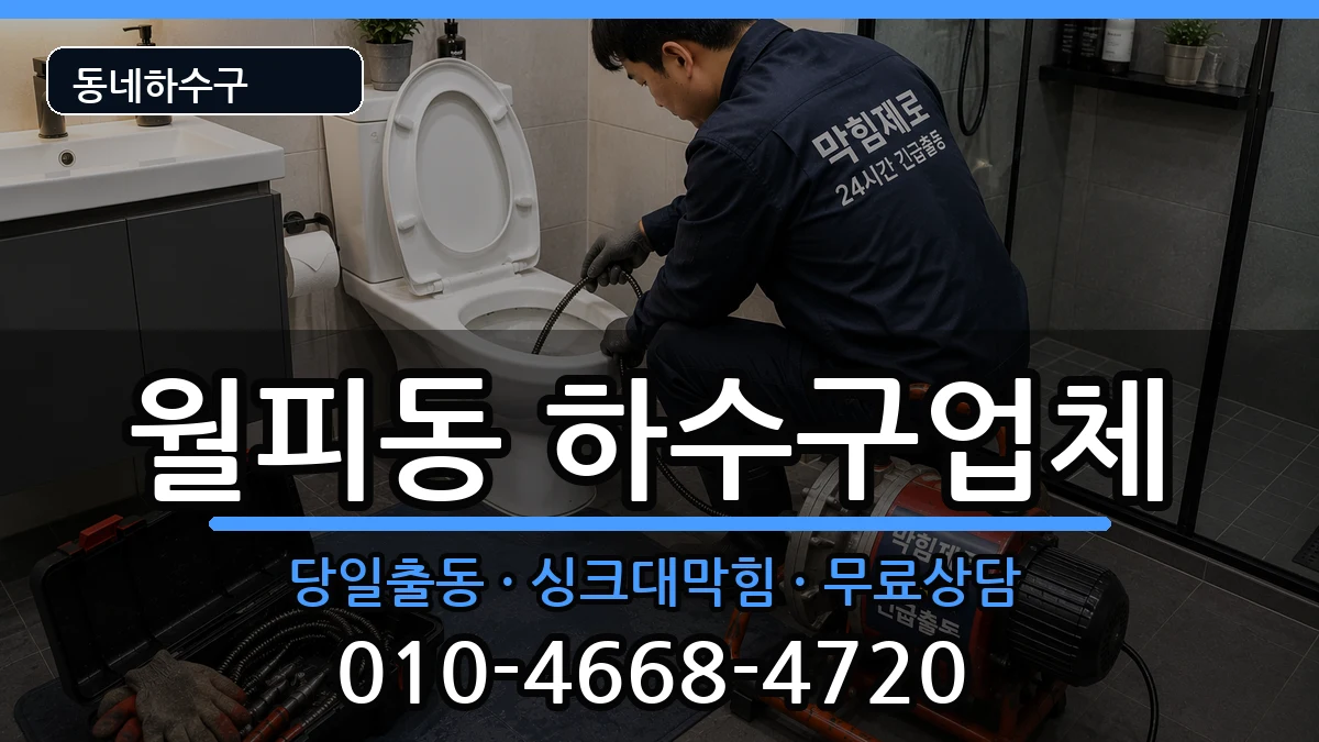 경기안산시상록구월피동 하수구막힘 경기안산시상록구월피동 하수구막힘 증상 처리 안내 이미지 1
