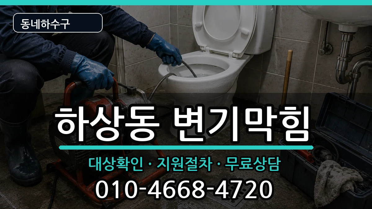 경기시흥시하상동  변기막힘 비교형