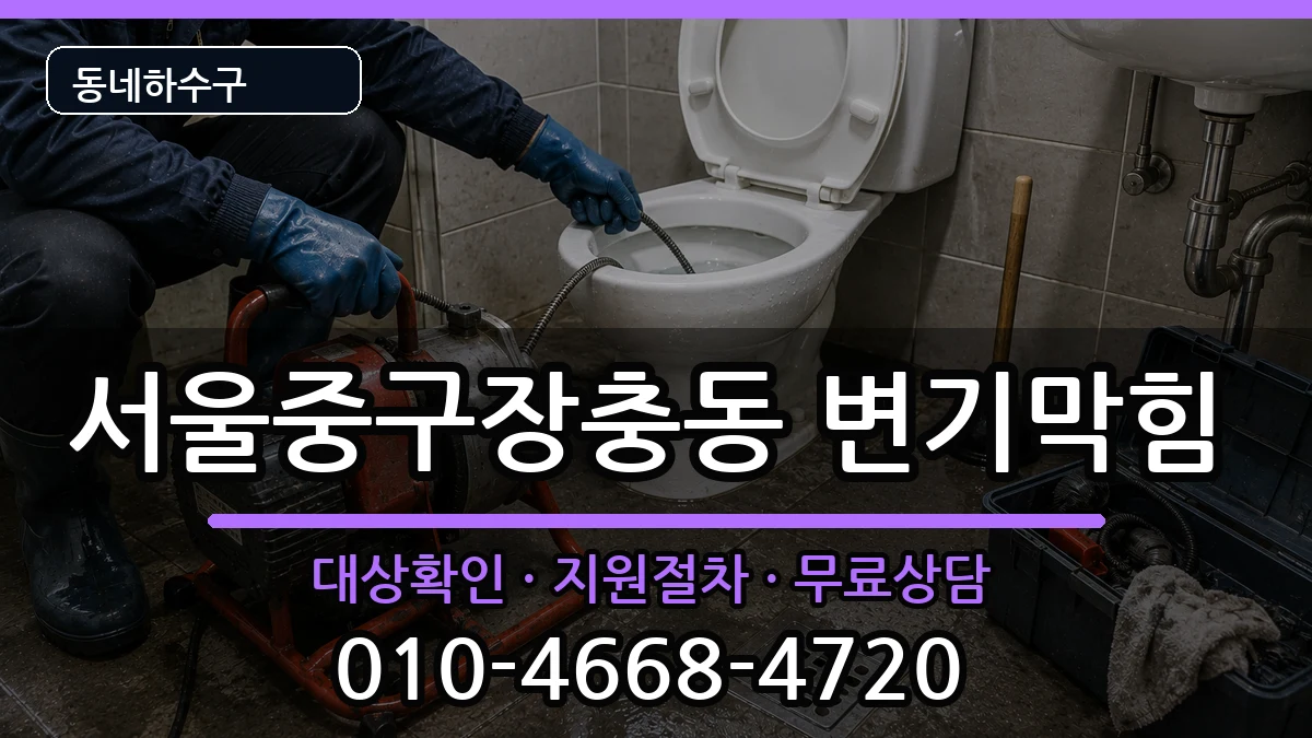 서울중구장충동 변기막힘 서울중구장충동 변기막힘 증상 처리 안내 이미지 2