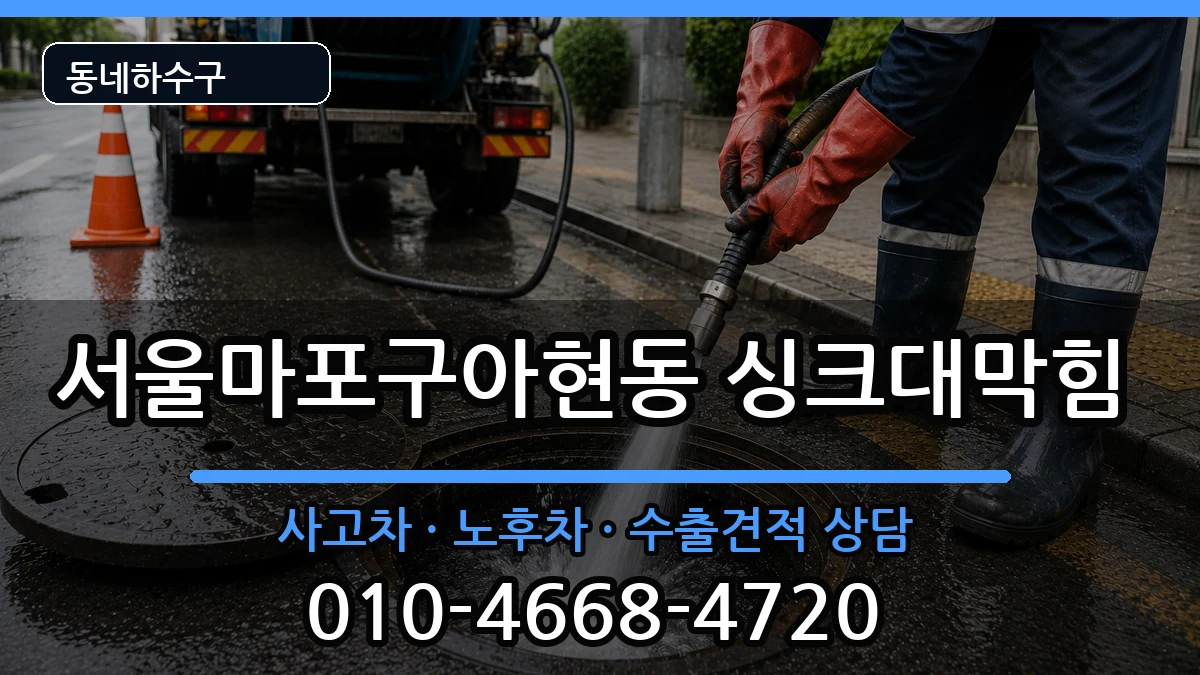 서울마포구아현동 싱크대막힘 서울마포구아현동 싱크대막힘 증상 처리 안내 이미지 2