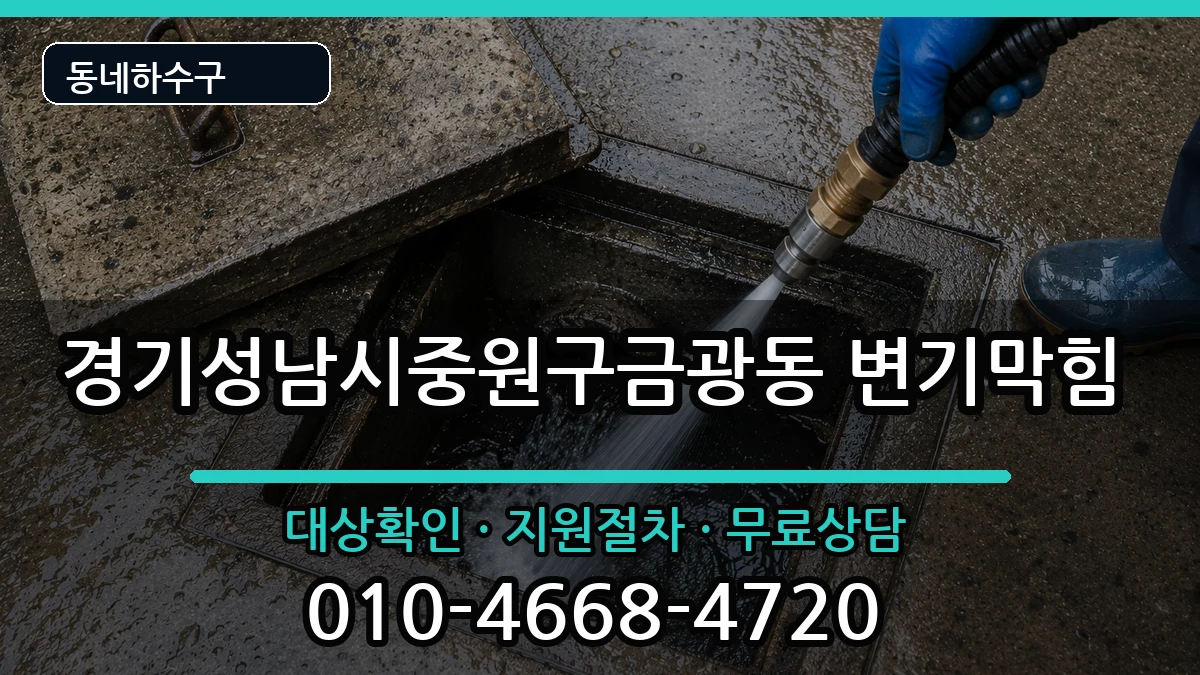 경기성남시중원구금광동 변기막힘 경기성남시중원구금광동 변기막힘 증상 처리 안내 이미지 1