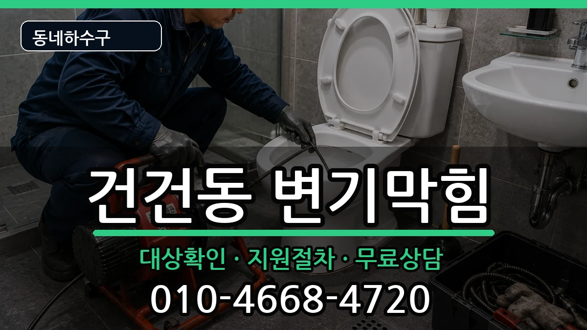경기안산시상록구건건동  변기막힘 사례형