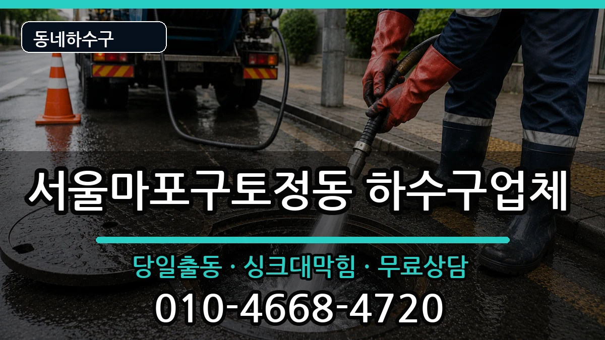 서울마포구토정동 하수구막힘 서울마포구토정동 하수구막힘 증상 처리 안내 이미지 3