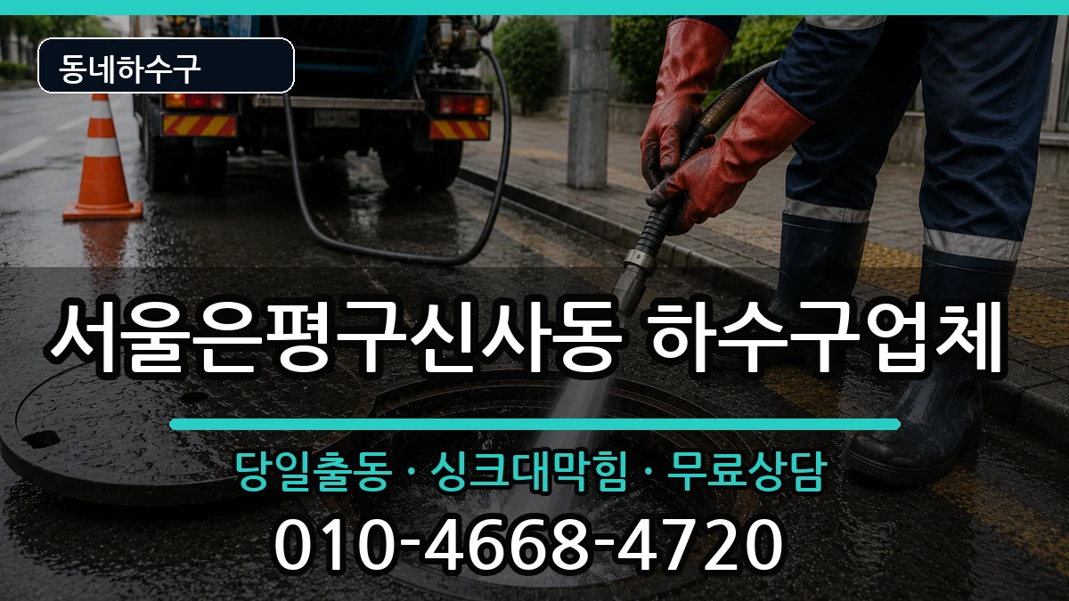 서울은평구신사동 하수구막힘 서울은평구신사동 하수구막힘 증상 처리 안내 이미지 2