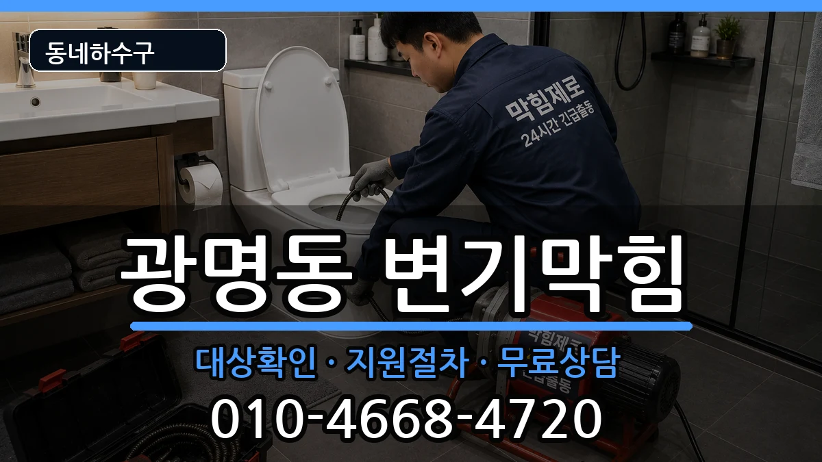 경기광명시광명동 변기막힘 경기광명시광명동 변기막힘 증상 처리 안내 이미지 3