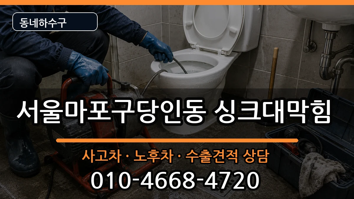 서울마포구당인동 싱크대막힘 서울마포구당인동 싱크대막힘 증상 처리 안내 이미지 2