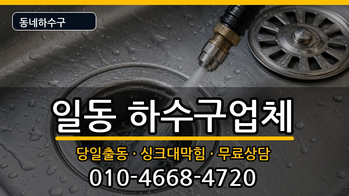 경기안산시상록구일동 하수구막힘 경기안산시상록구일동 하수구막힘 증상 처리 안내 이미지 2