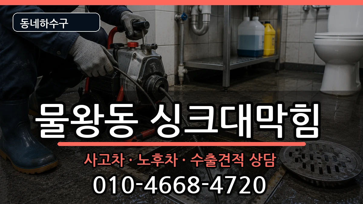 경기시흥시물왕동 싱크대막힘 경기시흥시물왕동 싱크대막힘 증상 처리 안내 이미지 3