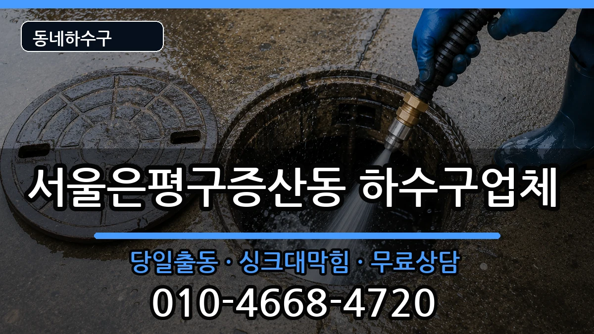 서울은평구증산동 하수구막힘 서울은평구증산동 하수구막힘 증상 처리 안내 이미지 1