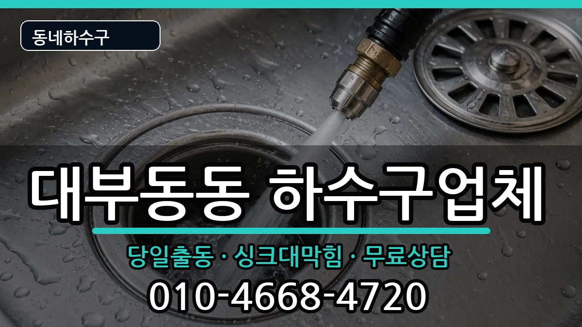 경기안산시단원구대부동동 하수구막힘 경기안산시단원구대부동동 하수구막힘 증상 처리 안내 이미지 2