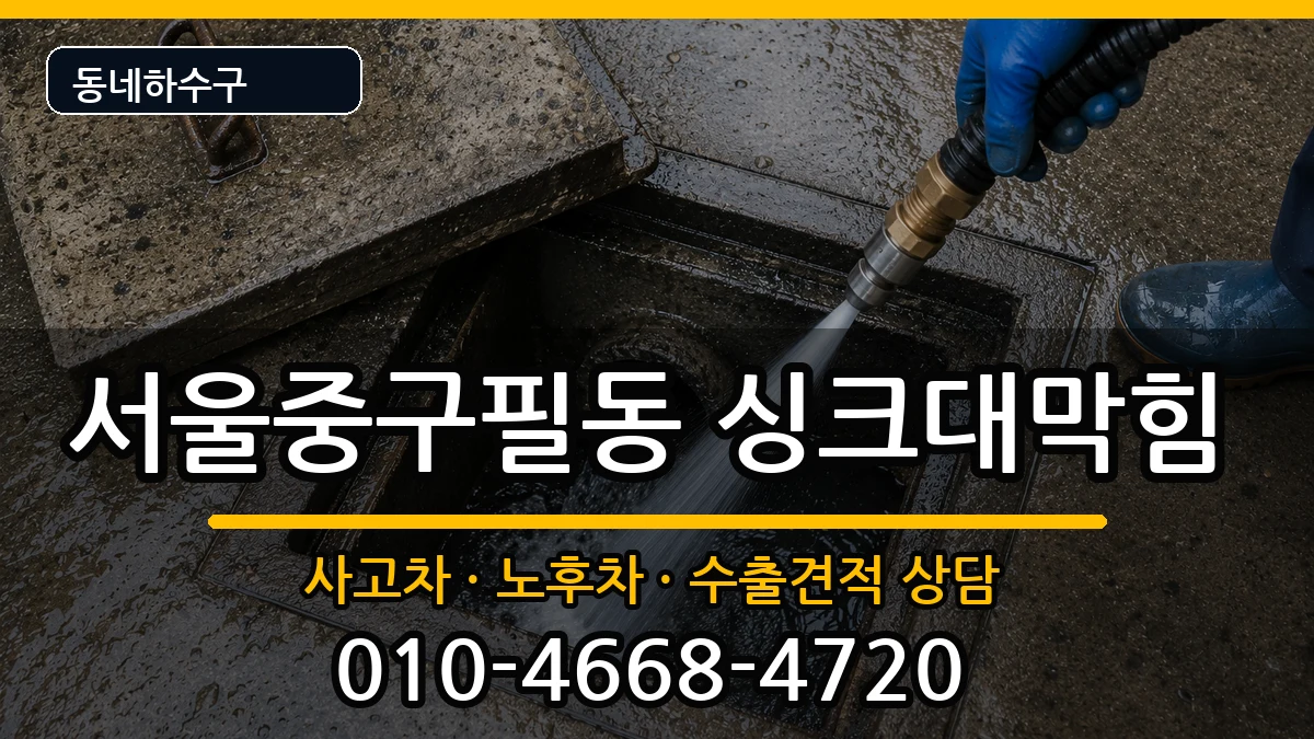 서울중구필동  싱크대막힘 주의사항형