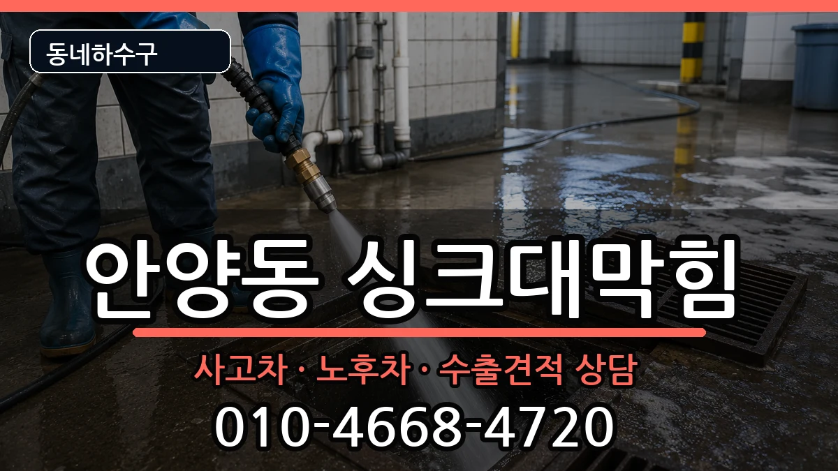 경기안양시만안구안양동 싱크대막힘 증상 처리 안내 이미지 2