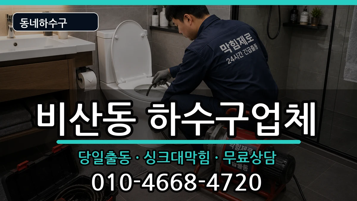 경기안양시동안구비산동 하수구막힘 경기안양시동안구비산동 하수구막힘 증상 처리 안내 이미지 3