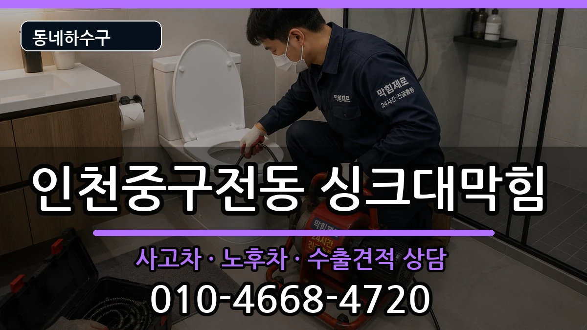인천중구전동 싱크대막힘 인천중구전동 싱크대막힘 증상 처리 안내 이미지 3