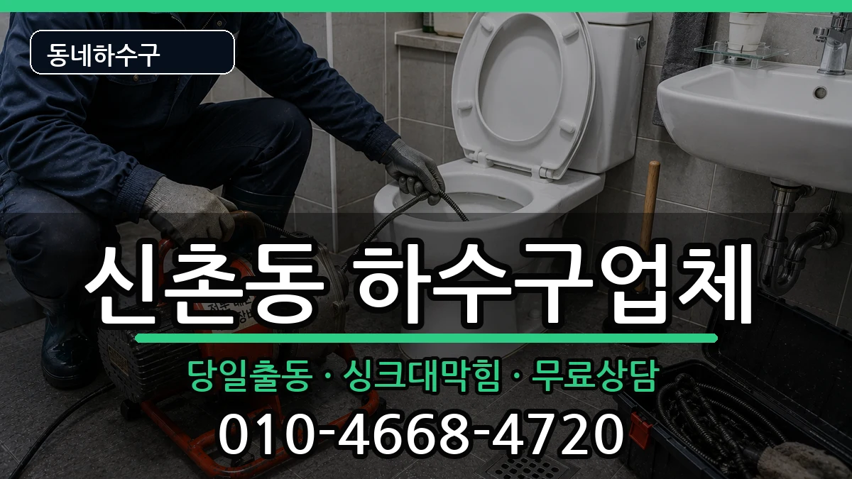 경기안양시동안구신촌동 하수구막힘 경기안양시동안구신촌동 하수구막힘 증상 처리 안내 이미지 1