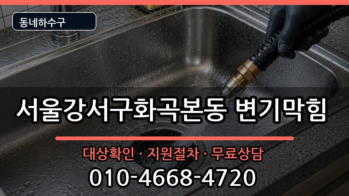 서울강서구화곡본동 변기막힘 증상 처리 안내 이미지 3