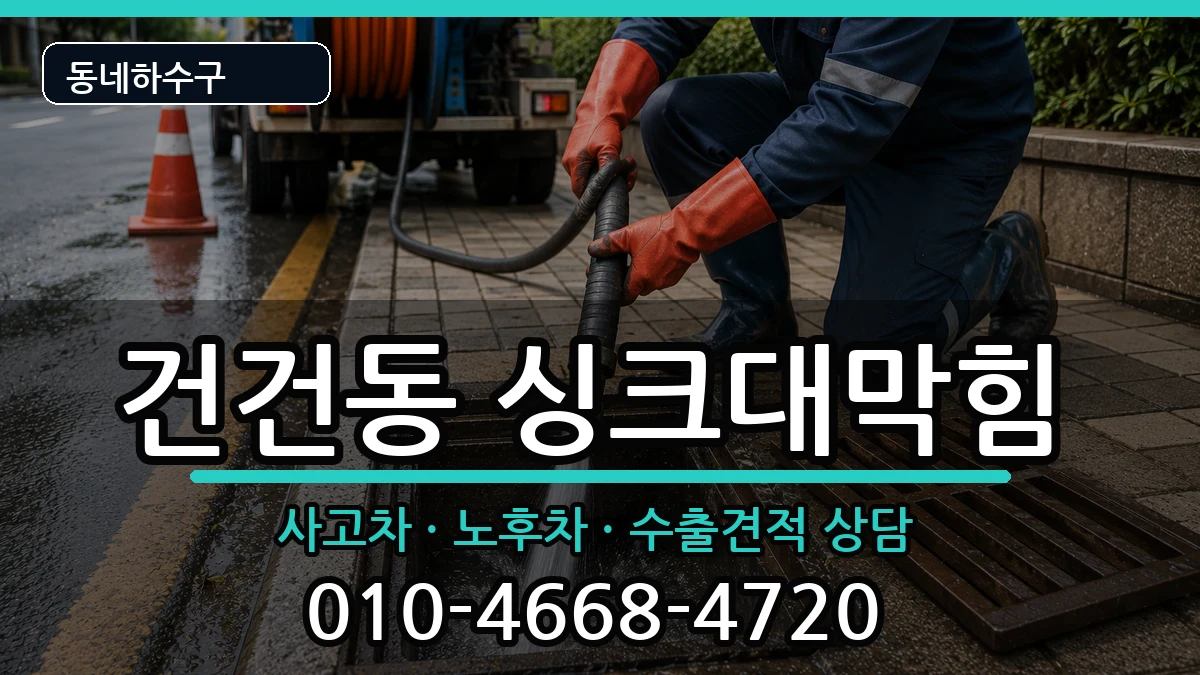 경기안산시상록구건건동 싱크대막힘 증상 처리 안내 이미지 2