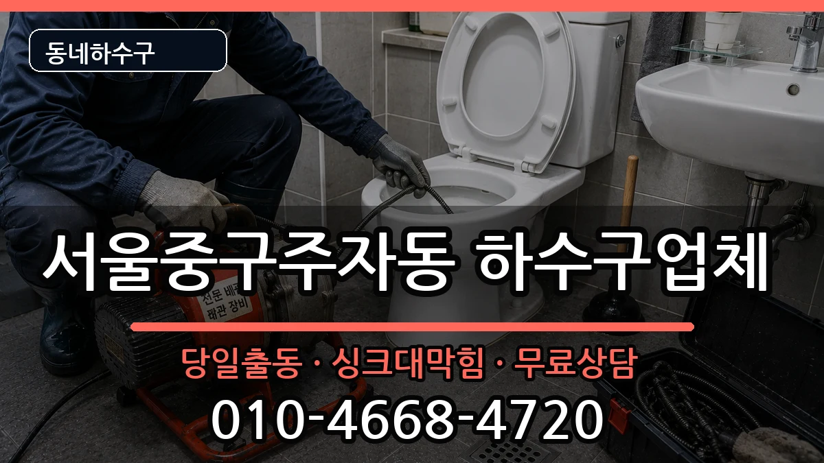 서울중구주자동 하수구막힘 서울중구주자동 하수구막힘 증상 처리 안내 이미지 3