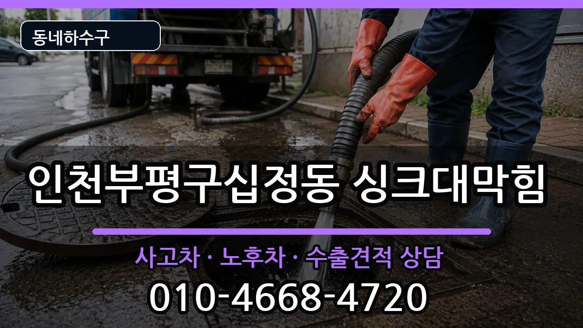 인천부평구십정동 싱크대막힘 인천부평구십정동 싱크대막힘 증상 처리 안내 이미지 2